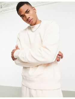 Originals x Pharrell Williams premium sweatshirt in ecru