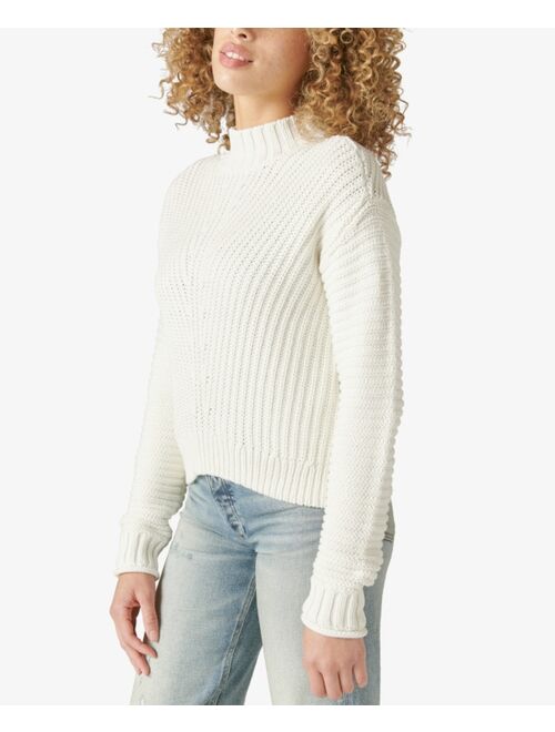 Lucky Brand Textured Turtleneck Sweater