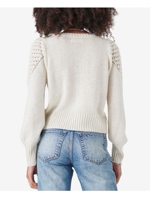Lucky Brand Mixed-Stitch Sweater