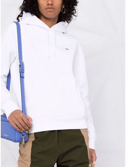 Tommy Hilfiger logo-patch pullover hoodie