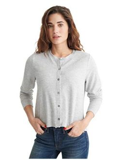 Women's Long Sleeve Button Front Cloud Jersey Cardigan