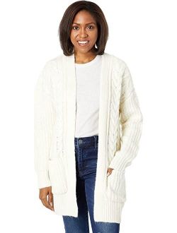 Cable Open Cardigan