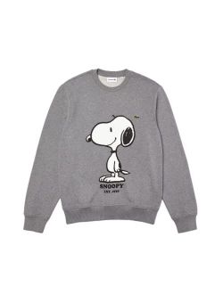 Men's Long Sleeve Snoopy Crewneck Sweatshirt