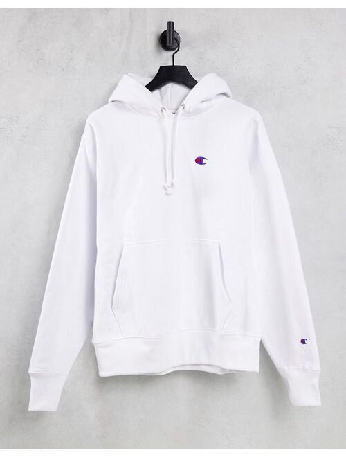 Champion small logo hoodie in white