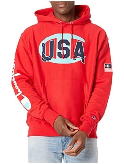 Men's Exclusive Reverse Weave Hoodie, USA Collection