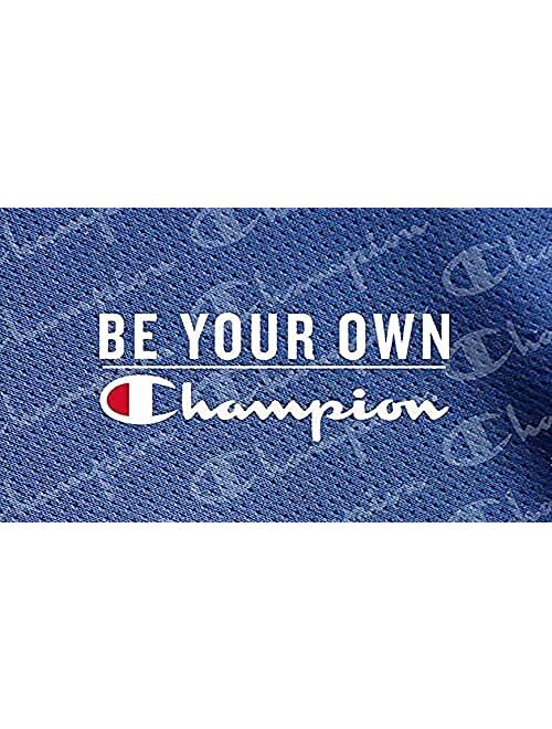 Champion Crewneck Fleece Sweatshirt for Men's Big and Tall with Script Logo