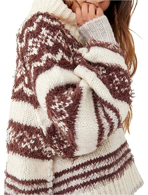 Free People Check Me Out Wool Blend Sweater