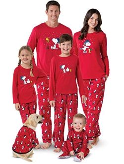 Family Pajamas Matching Sets - Snoopy Pajamas, Red