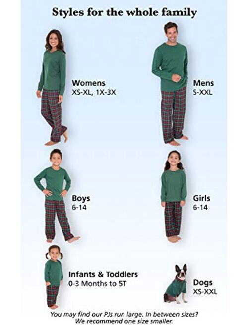 PajamaGram Classic Matching Family Pajamas - Matching Pajamas, Plaid
