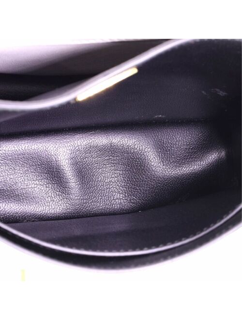 Prada Cahier Crossbody Bag Embellished Denim and Leather Small