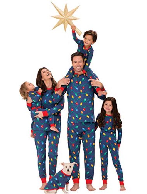 PajamaGram Matching Christmas PJs for Family, Christmas Lights