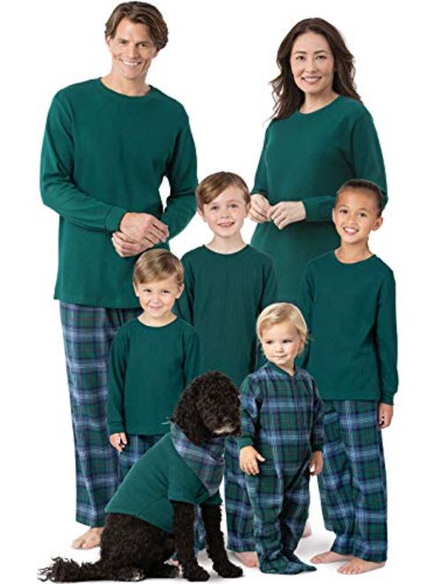 PajamaGram Plaid Flannel Matching Family Christmas Pajamas