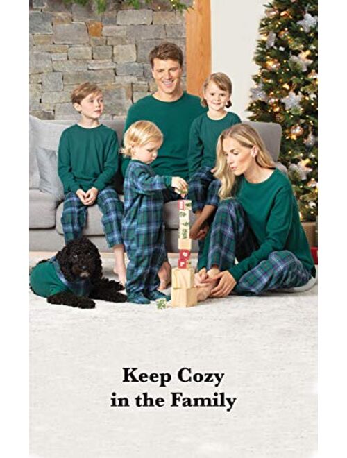 PajamaGram Plaid Flannel Matching Family Christmas Pajamas