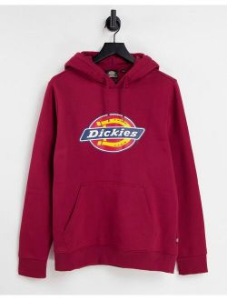 Icon Logo hoodie in red