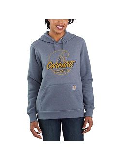 Women's Relaxed Fit Midweight Logo Graphic Sweatshirt