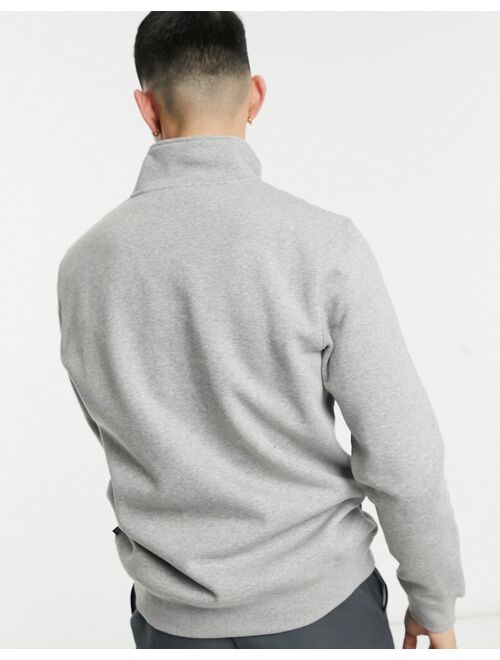 Dickies Oakport 1/4 zip sweatshirt in gray