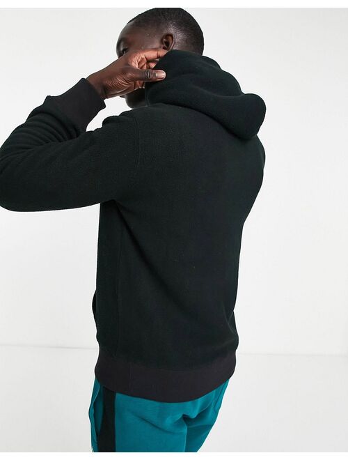 Polo Ralph Lauren x ASOS exclusive collab polar fleece hoodie in black with chest logo