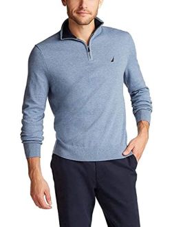 Men's Big and Tall Navtech Quarter-Zip Sweater