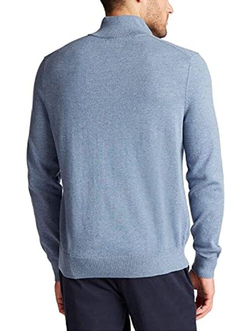 Nautica Men's Big and Tall Navtech Quarter-Zip Sweater