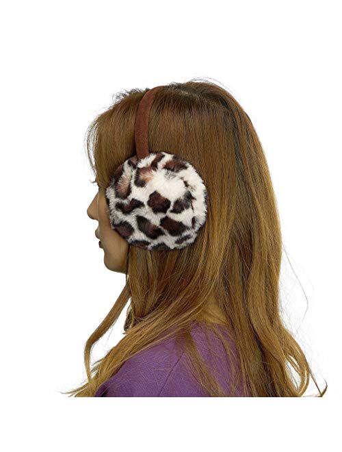 C.C Exclusives Tartan Check Earmuff with Faux Fur(EM-2339)(EM-3661)