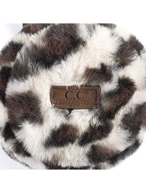C.C Exclusives Tartan Check Earmuff with Faux Fur(EM-2339)(EM-3661)