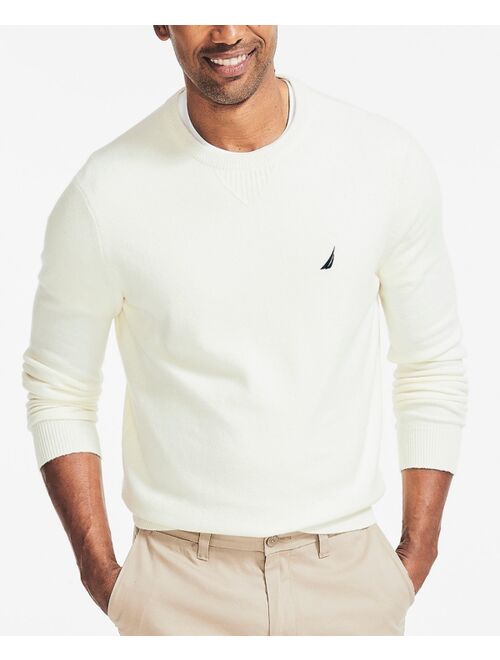 Nautica Men's "Sustainably Crafted" Classic-Fit Stretch Solid Sweater