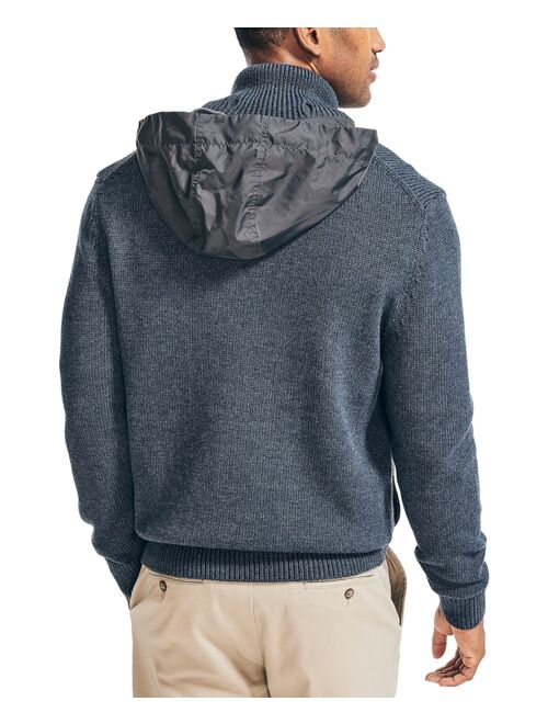 Nautica Men's Big & Tall Navtech Hooded Sweater