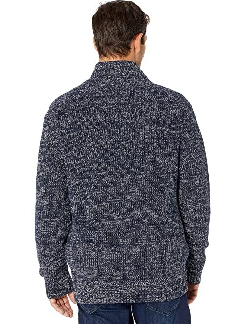 Nautica Ribbed-Button Cardigan Long Sleeve Sweater