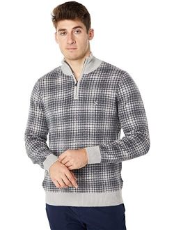 Sustainably Crafted Plaid 1/4 Zip Sweater