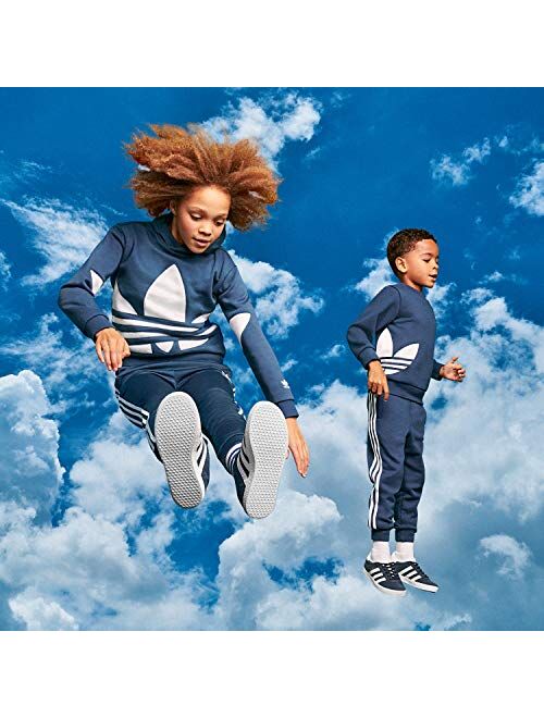 adidas Originals Kids-Boy's/Girl's Mixed Graphic Cushioned Crew Socks (6-pair)