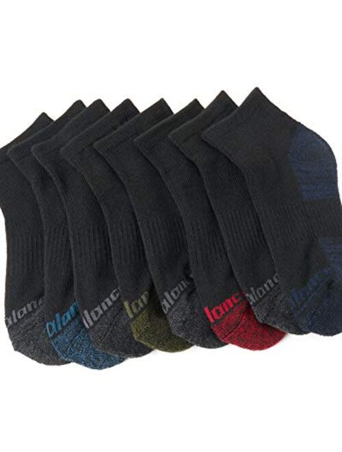 New Balance Boys’ Socks - Performance Cushioned Quarter Socks (8 Pack)