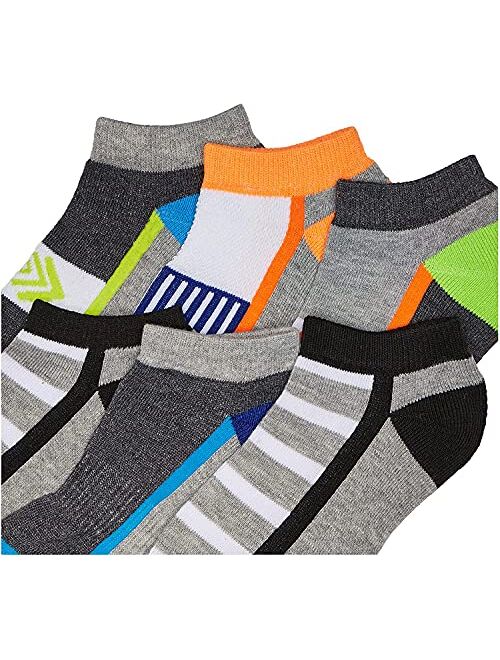 Jefferies Socks Boys Sport Pattern Low Cut Athletic School Socks 9 Pair Pack
