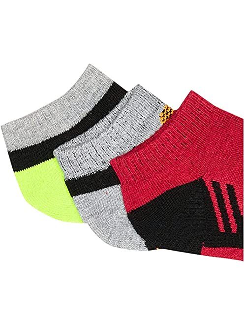 Jefferies Socks Boys School Uniform Sport Low Cut Half Cushion Pattern Socks 12 Pair Pack