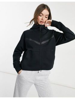 Tech Fleece full-zip hoodie in black