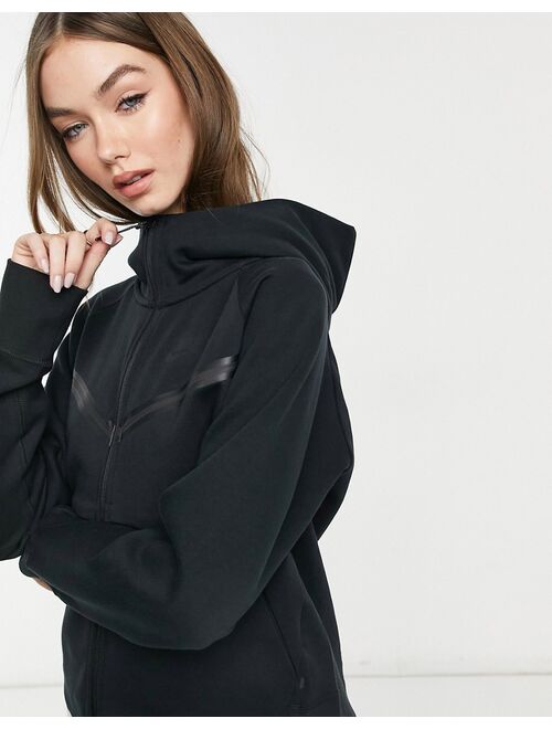 Nike Tech Fleece full-zip hoodie in black