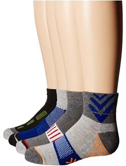 Jefferies Socks Tech Sport Half Cushion Quarter Socks 6-Pair Pack (Toddler/Little Kid/Big Kid/Adult)