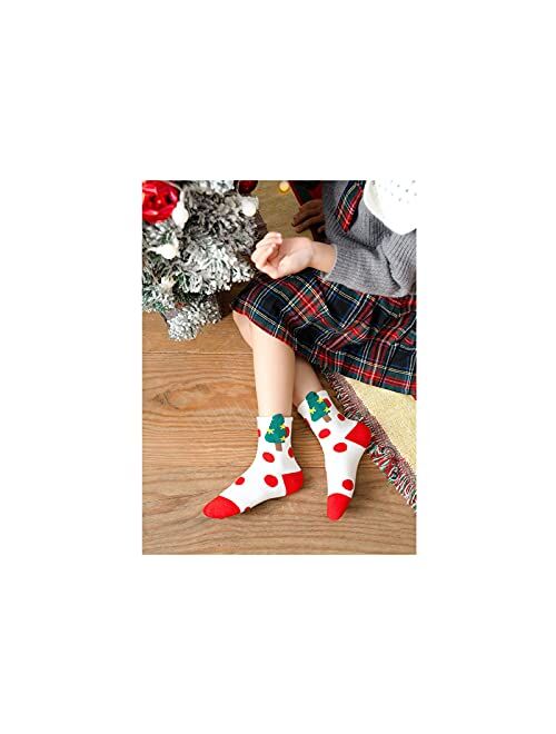 Sunlunckystar Christmas Socks for Boys Girls Children