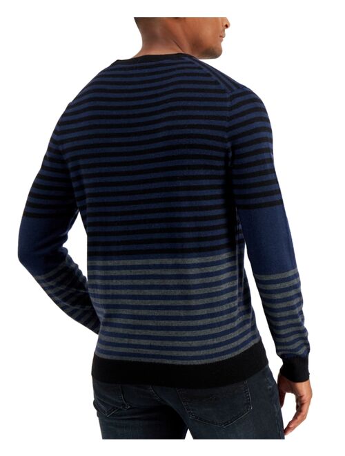 Alfani Men's Simple Stripe Sweater, Created for Macy's