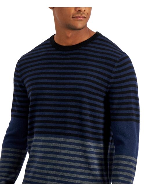 Alfani Men's Simple Stripe Sweater, Created for Macy's