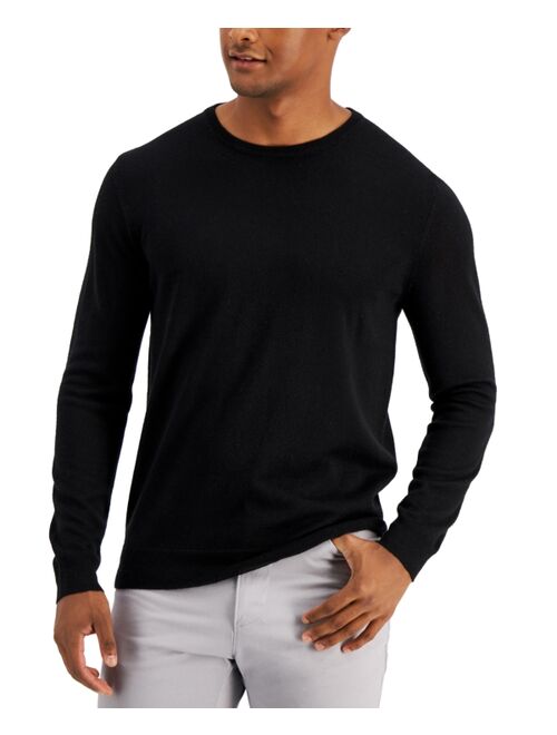 Alfani Men's Regular-Fit Solid Sweater, Created for Macy's