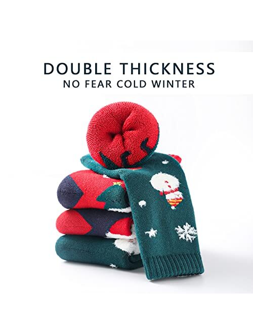 Human Feelings Kids Boys Girls Fun Novelty Design Socks Cute Fuzzy Winter Warm Christmas socks