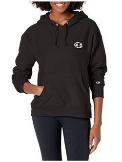 Women's Relaxed Reverse Weave Hoodie, Left Chest C