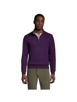 Bedford Regular-Fit Ribbed Quarter-Zip Pullover Sweater
