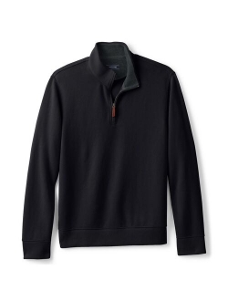 Bedford Regular-Fit Ribbed Quarter-Zip Pullover Sweater