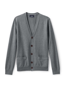 Classic-Fit Supima Cotton Cardigan Sweater