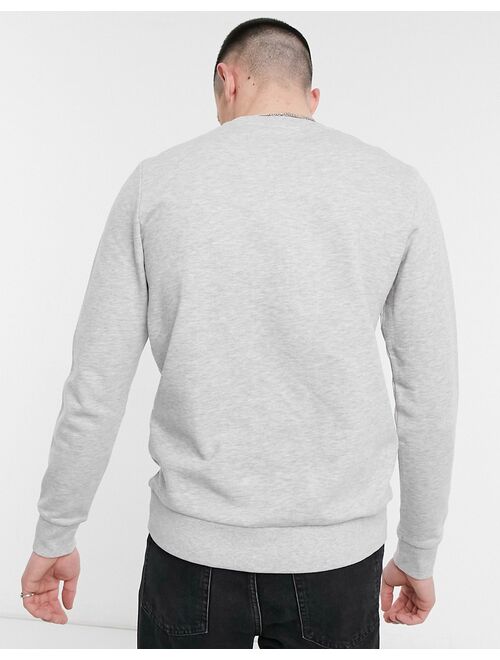 Jack & Jones Originals sweatshirt with crew neck & small logo in gray