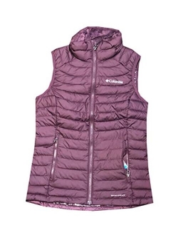 Women's White Out Puffer Omni Heat Full Zip Insulated Vest