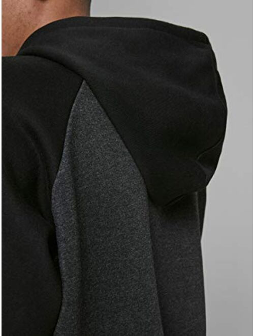 Jack & Jones Mens Coretail Bold Logo Regular Fit Pullover Hoodie Sweat Shirt