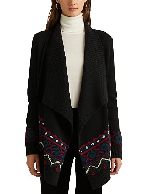 Polo Ralph Lauren Fair Isle Cotton-Blend Cardigan