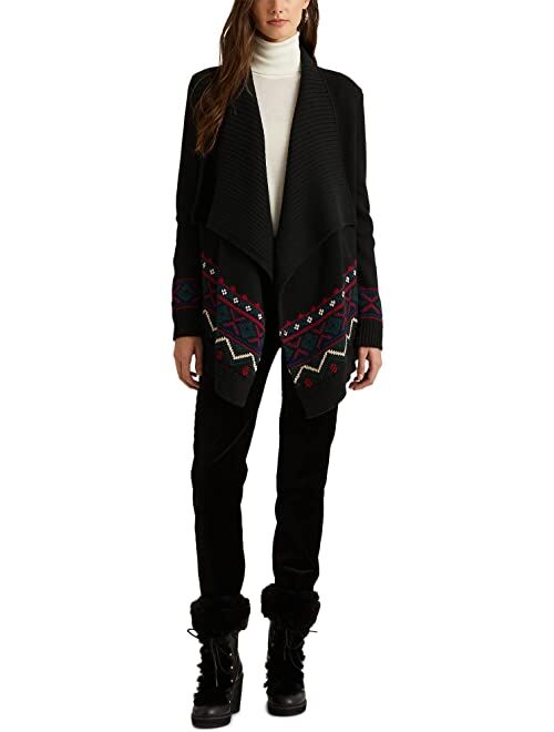 Polo Ralph Lauren Fair Isle Cotton-Blend Cardigan